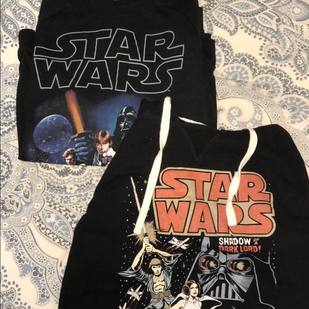 Bundle of TWO Star Wars sweaters